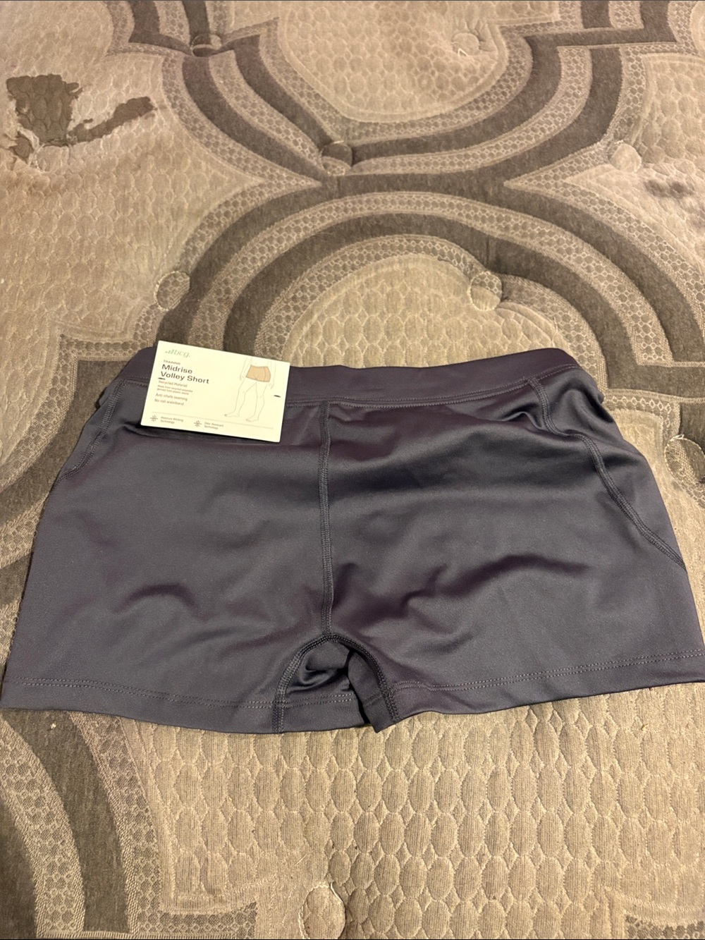 bcg Women's Athletic Volley Shorts in Deep Plum